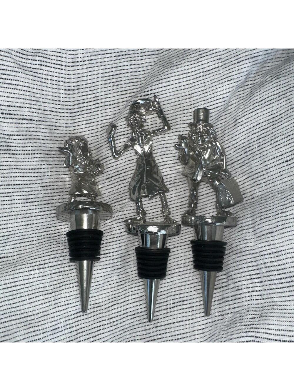 Disney Haunted Mansion Hitchhiking Ghosts Wine Bottle Stoppers Bar Kitchen Drink
